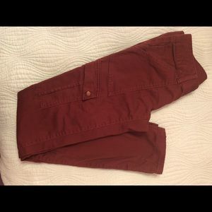 Brick Red Cargo Pants